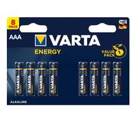 Varta Piles Energy AAA - Alcalines 1,50 V 1250 mAh - Blister de 8