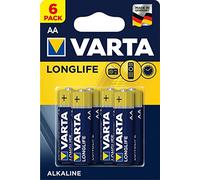 Varta - Pile Alcaline - AA x 6 - Longlife (LR6)