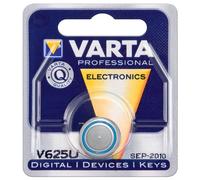 Varta - Pile alcaline Bouton V 625 U 1,5 V - Non Rechargeable - 200 mAh - Profondeur 15,5 - Largeur 15,5 mm - Largeur 6,2 mm
