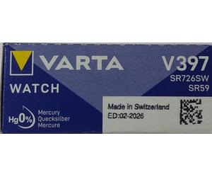 VARTA pile bouton 1,55 v v397 sIOXID 30mAh-lot de 10