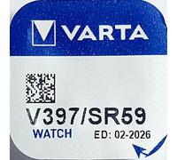 VARTA Pile bouton 397, Varta V397, SR59, SR726SW, 30mAh