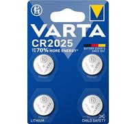 Varta Pile bouton Lithium Energy CR2025 3 volts - lot de 4