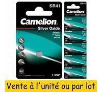 Camelion Silver Oxide SR41W/392 1.55V pile bouton - 1x Blister