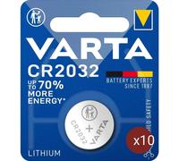 VARTA Pile CR 2032 - Lot de 10