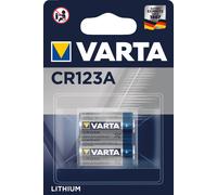 2 Piles CR123A Varta Lithium 3V