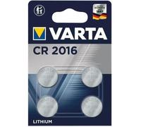 Varta Pile bouton CR2016 Lithium – lot de 4
