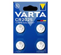 Varta Pile bouton Lithium Energy CR2025 3 volts - lot de 4