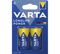 Pile alcaline Longlife Power LR14/C - Blister x 2 - VARTA - 130325