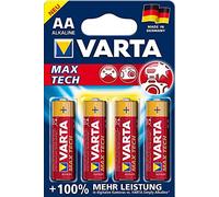 Varta Pile Mignon Max Tech AA 1,5 V alcaline mangane