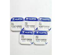 Varta Pile pour Montre 1.55V-30mAh SR59 397.801.111 (1pc/BL) - Lot de 5 Pieces