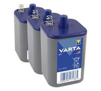 VARTA Piles 430, Pile Bloc 4R25X, Lot de 3, Chlorure de Zinc, 6V, principalement utilisé dans Les dispositifs de sécurité, par Exemple Les systèmes d'alarme, Les Lampes Fixes ou Clignotantes