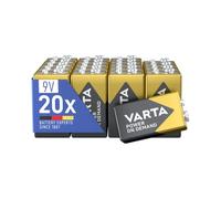Varta piles alcalines 9V 6LR61 - Pack de 20