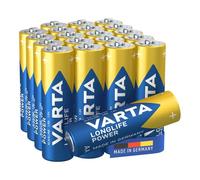 Varta Piles AA Longlife Power 1,5V Alcalines Lot 20 (10+10) Emballage 90% recyclé