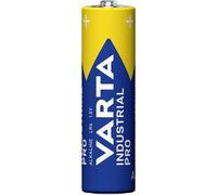 VARTA Piles AA, lot de 1, Industrial Pro, Batterie Alcaline, 1,5V, pour jouets, contrôleurs, souris, radios, lampes de poche, Made in Germany