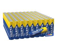 VARTA Piles AA, lot de 100, Industrial Pro, Batterie Alcaline, 1,5V, pack de stockage en emballage écologique, Made in Germany [Exclusif sur Amazon]