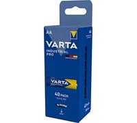 VARTA Piles AA, lot de 40, Industrial Pro, Batterie Alcaline, 1,5V, pack de stockage, Made in Germany [Exclusif sur Amazon]