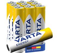 Varta Piles AAA Energy - Alcalines 1,5V - Lot de 10 - Emballage 80% recyclé - Fabriqué en Allemagne