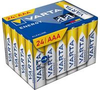Varta Batterie Energy AAA Cube - Alcaline 1,5 V - Lot de 24, emballage 90% recyclé
