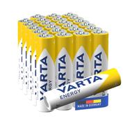 VARTA Piles AAA, lot de 24, Energy, Alcalines, 1,5V, Cube, emballage recyclé à 90%, pour des besoins de base simples, Made in Germany
