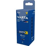 VARTA Piles AAA, lot de 40, Industrial Pro, Batterie Alcaline, 1,5V, pack de stockage en emballage écologique, Made in Germany