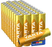 VARTA Piles AAA, Lot de 40, Longlife, Alcalines, 1,5V, pour télécommandes, radios, horloges, Made in Germany