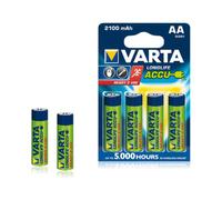 VARTA Piles Accus AA Rechargeable Accu Power 2100mAh Lot De 4