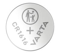 VARTA Piles Bouton CR1616, lot de 1, Lithium Coin, 3V, emballage sécurisé pour les enfants, pour petits appareils électroniques - clés de voiture, télécommandes, balances