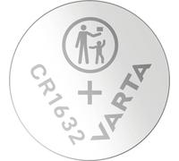 VARTA Piles Bouton CR1632, lot de 1, Lithium Coin, 3V, emballage sécurisé pour les enfants, pour petits appareils électroniques - clés de voiture, télécommandes, balances