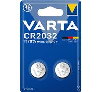 VARTA Piles Bouton CR2032, lot de 2, Lithium Coin, 3V, emballage sécurisé pour les enfants, pour petits appareils électroniques - clés de voiture, télécommandes, balances