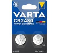 2 Piles CR2430 Varta Bouton Lithium 3V