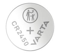 VARTA Piles Bouton CR2450, lot de 2, Lithium Coin, 3V, emballage sécurisé pour les enfants, pour petits appareils électroniques - clés de voiture, télécommandes, balances