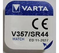 Varta Pile bouton V357 SR44 - Oxyde d'argent - pour montre