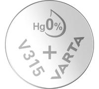 VARTA Piles Bouton V315/SR67 oxyde d'argent, lot de 1, Silver Coin, 1,55V, pour petits appareils électroniques - montres, clés de voiture, télécommandes, balances