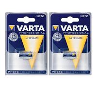 Varta Piles Cr2, Lot De 2, 3V, Piles Spéciales Pour Petits Appareils Électroniques, Longue Durée De Vie, Hautes Performances-B