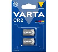 Varta Piles Cr2, Lot De 2, 3V, Piles Spéciales Pour Petits Appareils Électroniques, Longue Durée De Vie, Hautes Performances-A