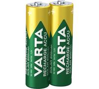VARTA Piles rechargeables AA, lot de 2, Recharge Accu Solar, 800 mAh Ni-MH, prêtes à l'emploi, développées pour les lampes solaires de jardin