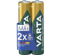 VARTA Piles rechargeables AAA, lot de 2, Recharge Accu Phone, 800 mAh Ni-MH, prêtes à l'emploi, adaptées aux téléphones sans fil