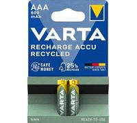 Varta RECH.AC.RECYC.AAA800mAh BLI2 Pile rechargeable LR3 (AAA) NiMH 800 mAh 1.2 V 2 pc(s)