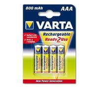 Varta power accu AAA 800 mAh - Batterie/Pile rechargeable (nickel-metal Hydride (NiMH), jaune, AAA)