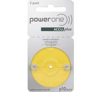 Varta Power One 10 ACCU plus p10 Jaune Pile rechargeable pour appareils auditifs NiMH Blister de 2 p10
