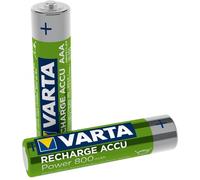 Varta Power Pack 2 Piles Rechargeables 800mAh AAA HR03