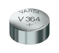 Varta Primary Silver Button V364 SR 60 Batterie Monobloc Nickel-oxyhydroxyde (NiOx) - Batterie de ménage (Single-Use Battery, Nickel-oxyhydroxyde (NiOx), 1,55 V, 1 pièce), 20 mAh, 6,8 mm