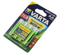 Varta Ready2Use 4 piles AA rechargeables 2600mAh - préchargées et prêtes à l'emploi