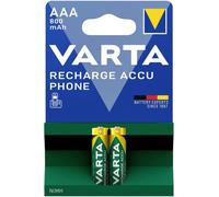 Varta RECH.AC.Phone AAA800mAh BLI2 Pile rechargeable LR3 (AAA) NiMH 800 mAh 1.2 V 2 pc(s)