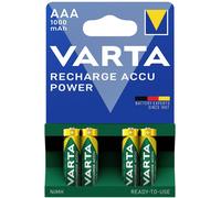 Varta RECH.AC.Power AAA1000mAh BLI4 Pile rechargeable LR3 (AAA) NiMH 1000 mAh 1.2 V 4 pc(s)
