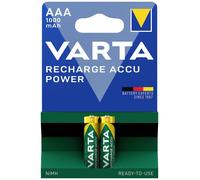 Varta RECH.AC.PowerAAA1000mAh BLI2 Pile rechargeable LR3 (AAA) NiMH 1000 mAh 1.2 V 2 pc(s)