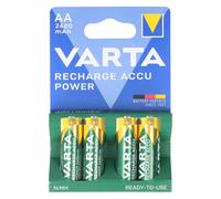 Varta Recharge Accu Power (4 pcs, AA, 2600 mAh), Batteries + piles