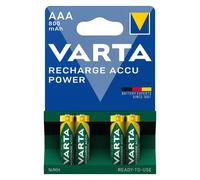 Varta Recharger Accu Power (4 pcs, AAA, 800 mAh), Batteries + piles