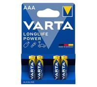 Varta une puissance durable (4 pcs, AAA, 1260 mAh), Batteries + piles