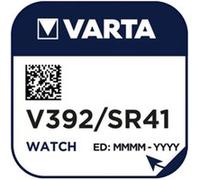 Varta V 392 - Batterie SR41 - oxyde d'argent - 38 mAh Argent G